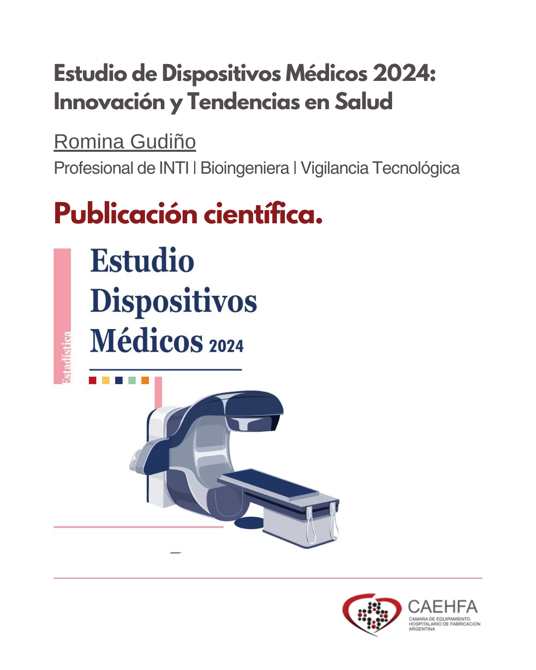 Estudio de Dispositivos Médicos 2024: Innovación y Tendencias en Salud